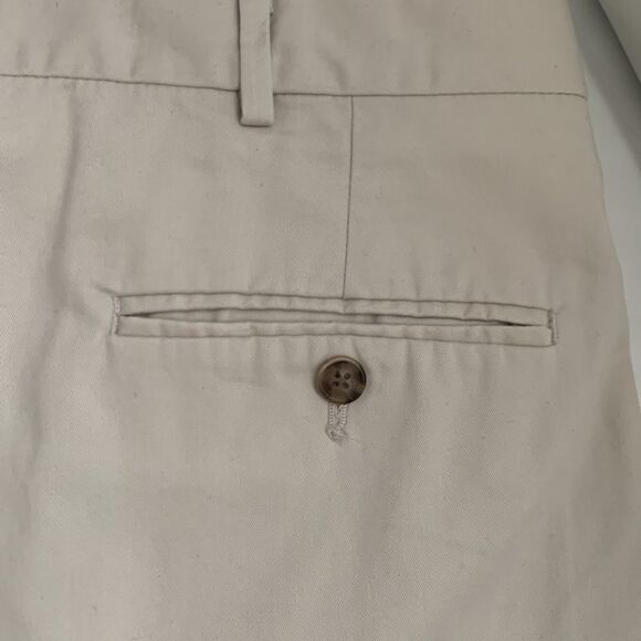 Eddie Bauer Relaxed Fit Wrinkle Resistant Cotton Beige Men’s Pants Size 48 - Picture 8 of 11